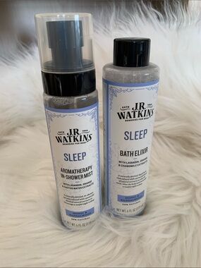 J.R. Watkins Sleep Aromatherapy In-Shower Mist & Bath Elixir Monoi & Sandlewood